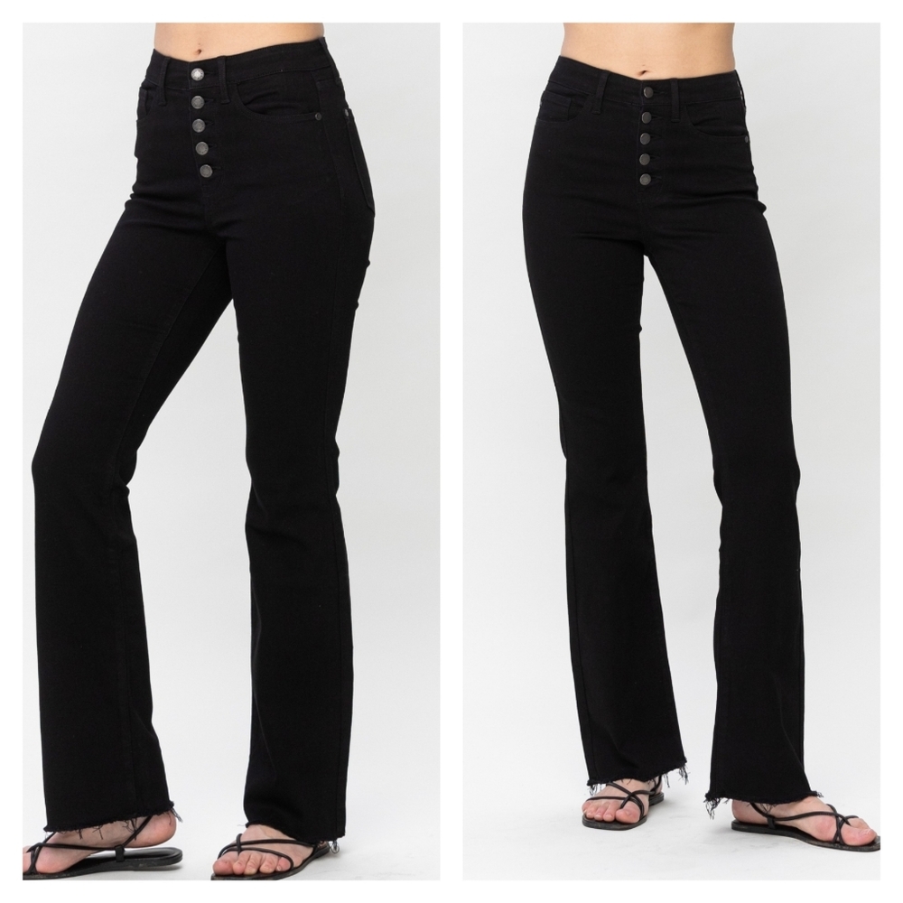 New Judy Blue Button Fly Bootcut Jeans